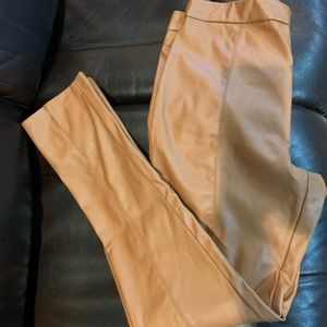 Miss Lola brown Leather pants